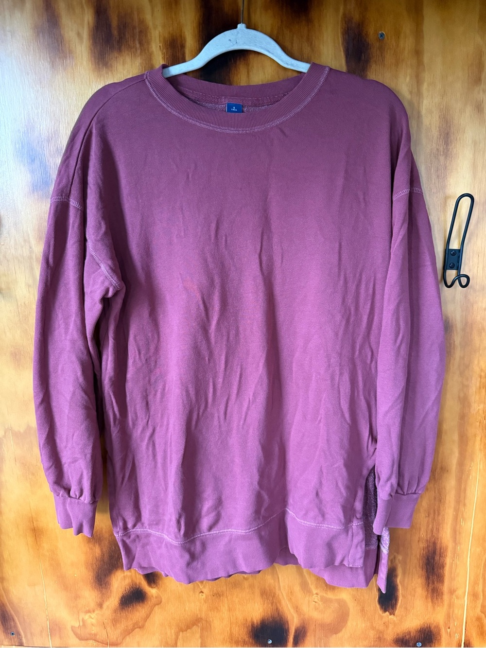 Women's Crewneck Sweater in Dusty Rose - Casual Comfort